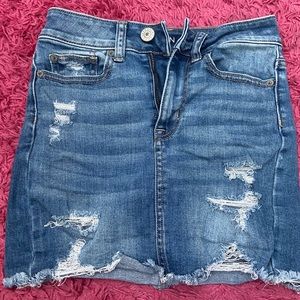 American eagle jean skirt